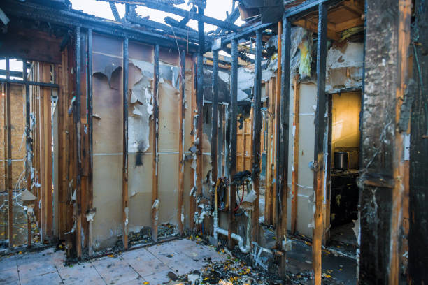 Professional Fire Damage Removal technician working in West Berlin, NJ